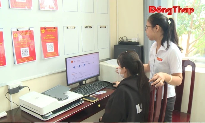 Xã Gia Thuận: Đẩy mạnh chuyển đổi số phục vụ người dân, doanh nghiệp