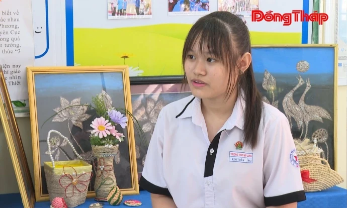 Dấu ấn sáng tạo của học sinh xã Mỹ Hiệp