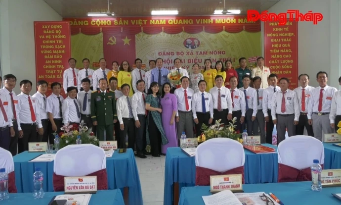 Xã Tam Nông: Kiện toàn tổ chức Đảng - nền tảng cho bước phát triển mới