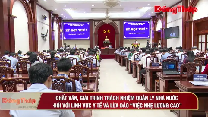 Chất vấn, giải trình trách nhiệm quản lý nhà nước đối với lĩnh vực y tế và lừa đảo "việc nhẹ lương cao"