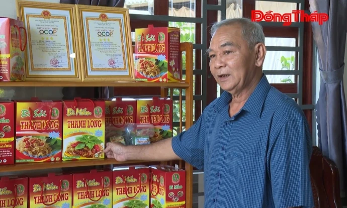 Xã Lấp Vò: Phát triển sản phẩm OCOP - Thúc đẩy kinh tế nông thôn