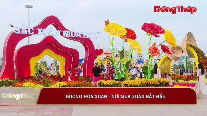 Đường hoa xuân - nơi mùa xuân bắt đầu