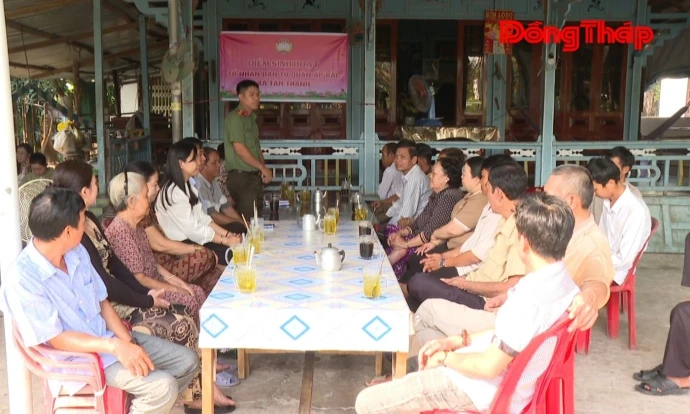 Tổ nhân dân tự quản: Góp sức giữ bình yên xóm, ấp