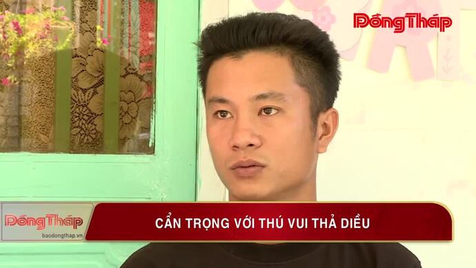Cẩn trọng với thú vui thả diều