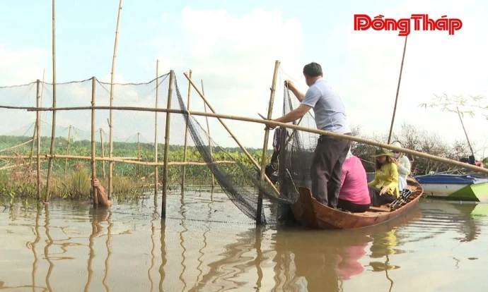 Xã Tràm Chim: Gắn sinh kế người dân với bảo tồn hệ sinh thái