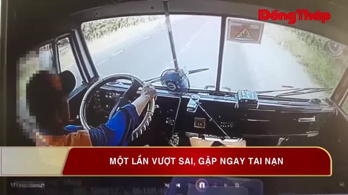 Một lần vượt sai, gặp ngay tai nạn