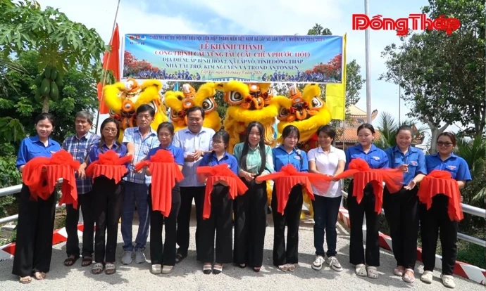 Hội Liên hiệp Thanh niên Việt Nam xã Lấp Vò: Dấu ấn trên những công trình quê hương