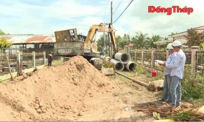 Xã Tân Hộ Cơ: Tập trung đẩy nhanh giải ngân vốn đầu tư công