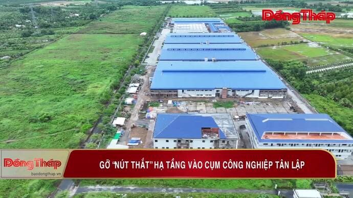 Gỡ “nút thắt” hạ tầng vào Cụm công nghiệp Tân Lập