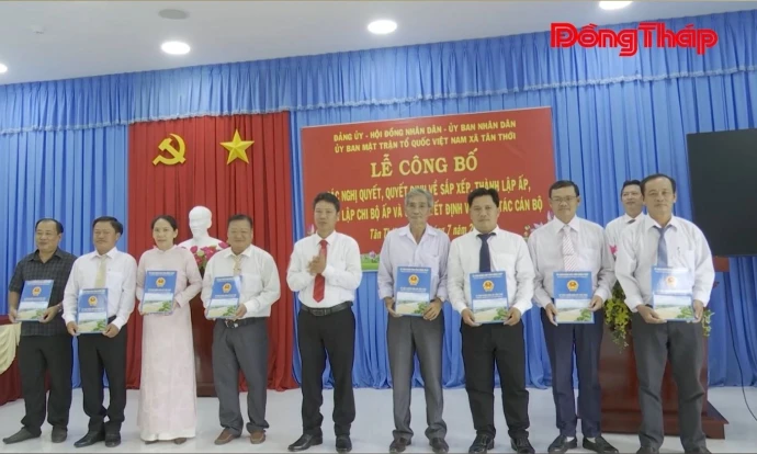 Xã Tân Thới chú trọng công tác xây dựng Đảng