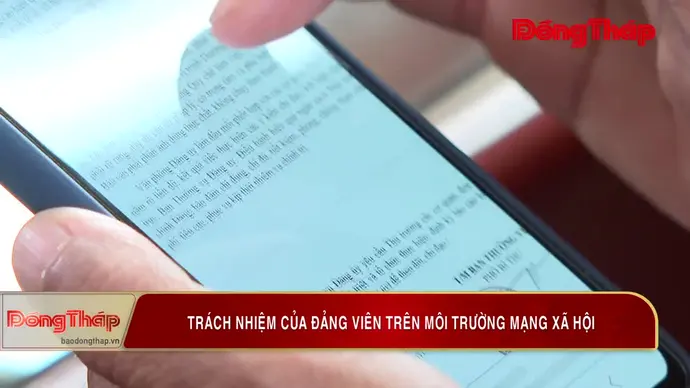 Trách nhiệm của đảng viên trên môi trường mạng xã hội