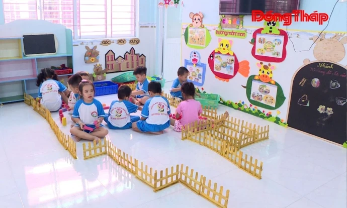 Xã Tràm Chim: Sẵn sàng cho năm học mới sau sắp xếp trường lớp