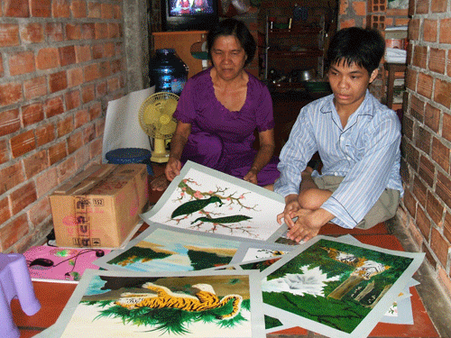 Với Quốc Cường, vẽ tranh như cách em tìm một niềm vui trong trẻo trong cuộc sống.