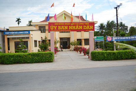 Trụ sở UBND xã văn hóa Long Tiên