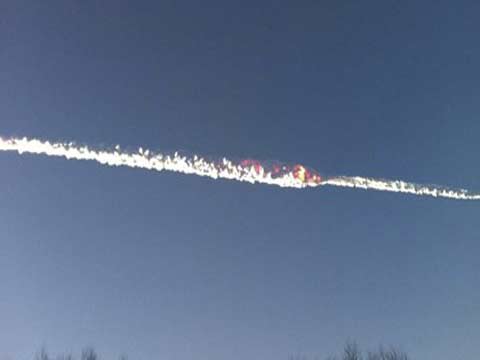 Thiên thạch rơi tại Nga.