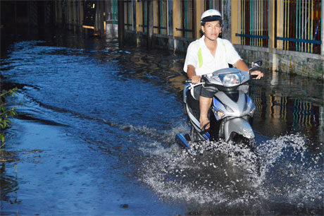 Một con hẻm trên đường Hoàng Việt (Phường 5).