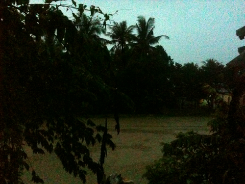 Mưa lớn xảy ra từ khuya ngày 6-11 và kéo dài đến rạng sáng ngày 7-11.