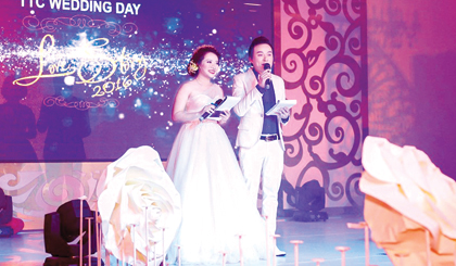 Trương Can với vai trò người dẫn chương trình.