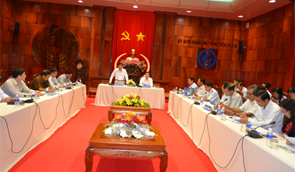 Toàn cảnh buổi làm việc