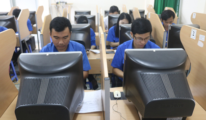 Phần thi dành cho khối CB-CC có nhiều nội dung liên quan đến xây dựng triển khai công việc thực tế tại cơ quan và cải cách hành chính.