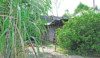 Ngôi nhà tại Bàu Nga (tại Kinh Chà, ấp Hậu Quới, Thiên Hộ, huyện Cái Bè), nơi diễn ra cuộc họp Xứ ủy Nam bộ ngày 25-10-1945.