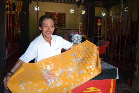 Sắc thần vẫn còn được lưu giữ tại Đền thờ.