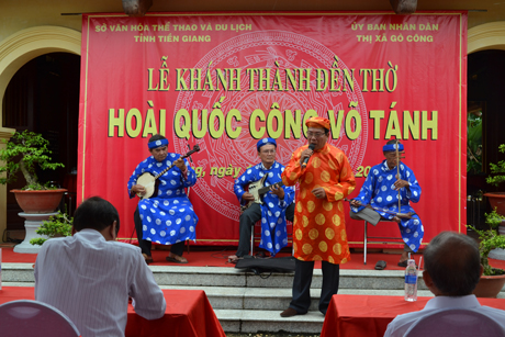 Tiết mục văn nghệ tại Lễ khánh thành.