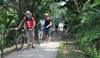Dự án Công viên trái cây góp phần thúc đẩy phát triển kinh tế - xã hội, ngành Du lịch địa phương và các tỉnh nói chung. Ảnh: Hữu Chí