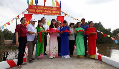 Lễ khánh thành Cầu Kênh 21.