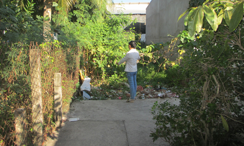 Đường đi công cộng bị hộ ông Tân và bà Xuyến phân lô, bán nền.