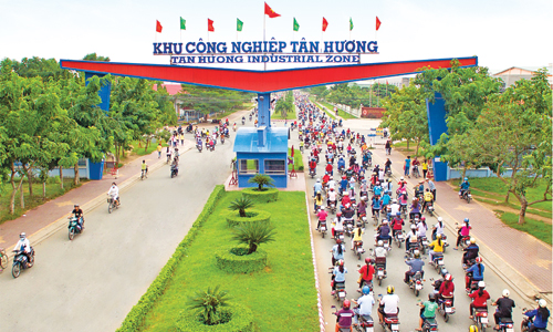 Huyện Châu Thành đang tăng cường đảm bảo ANTT tại các cụm, KCN.  	Ảnh: SƠN PHẠM