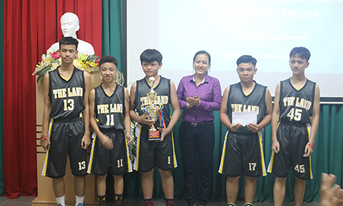 CLB Trung tâm Thể dục thể thao TP. Mỹ Tho đoạt hạng Nhất lứa tuổi thiếu niên.