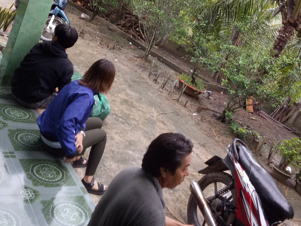 Bên trong ngôi nhà xảy ra vụ thảm sát.