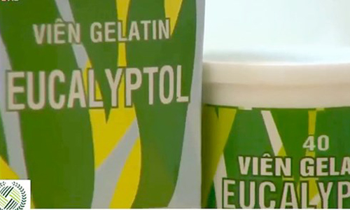 Sản phẩm thuốc ho không bảo đảm an toàn được làm từ dầu ăn và phẩm màu.