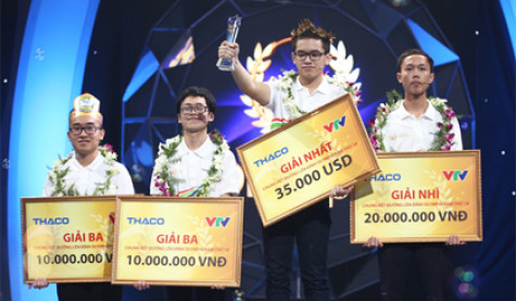 Nguyễn Hoàng Cường trở thành Quán quân Đường lên đỉnh Olympia 2018
