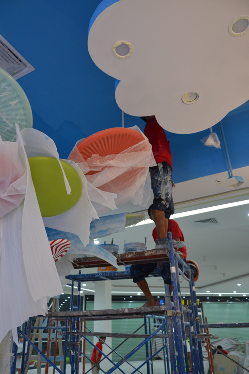 Khu vực tầng 3 dành cho vui chơi giải trí.