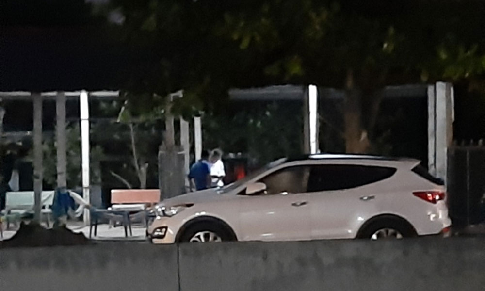 Hiện trường vụ cướp.