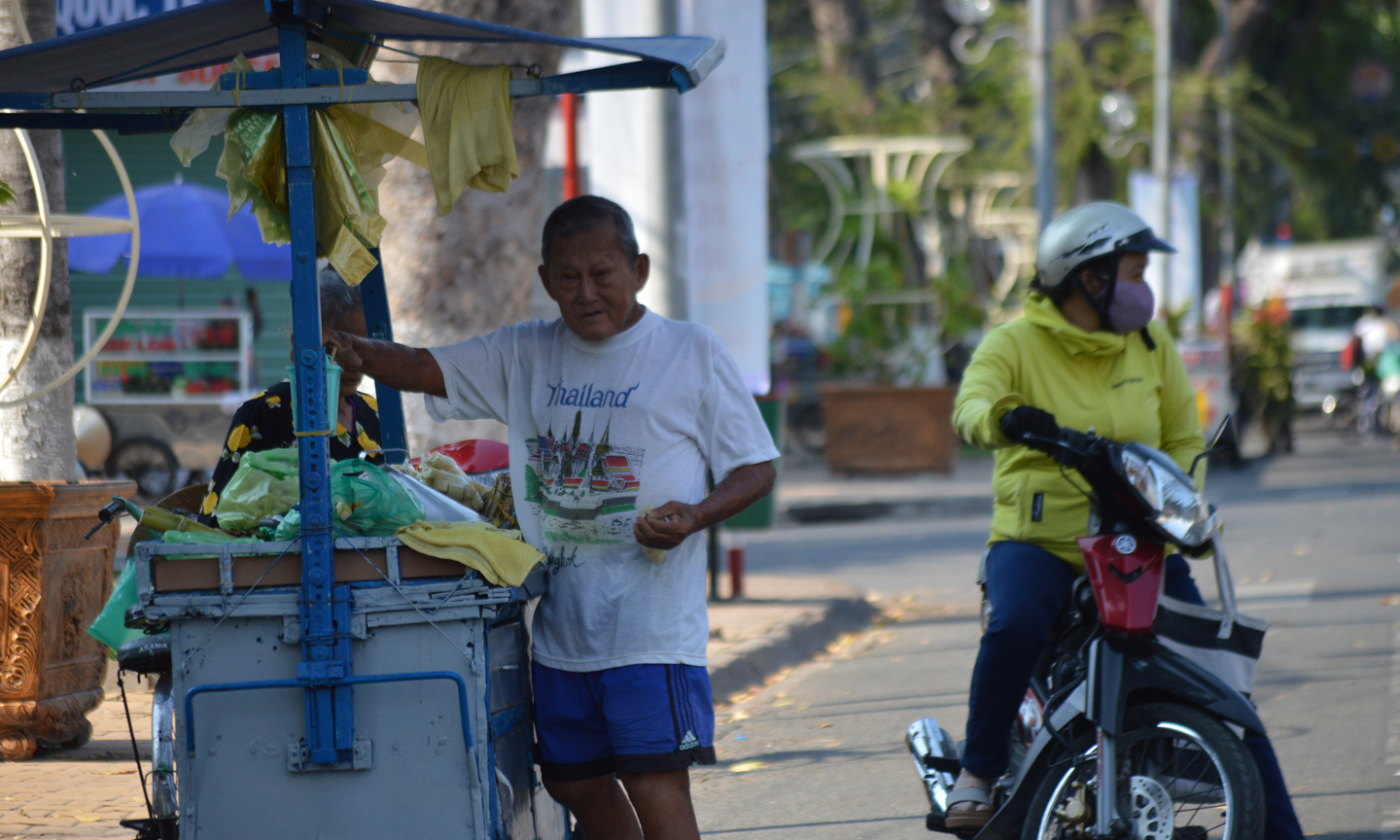 Xe mía của 2 ông bà đắc khách vào mùa.