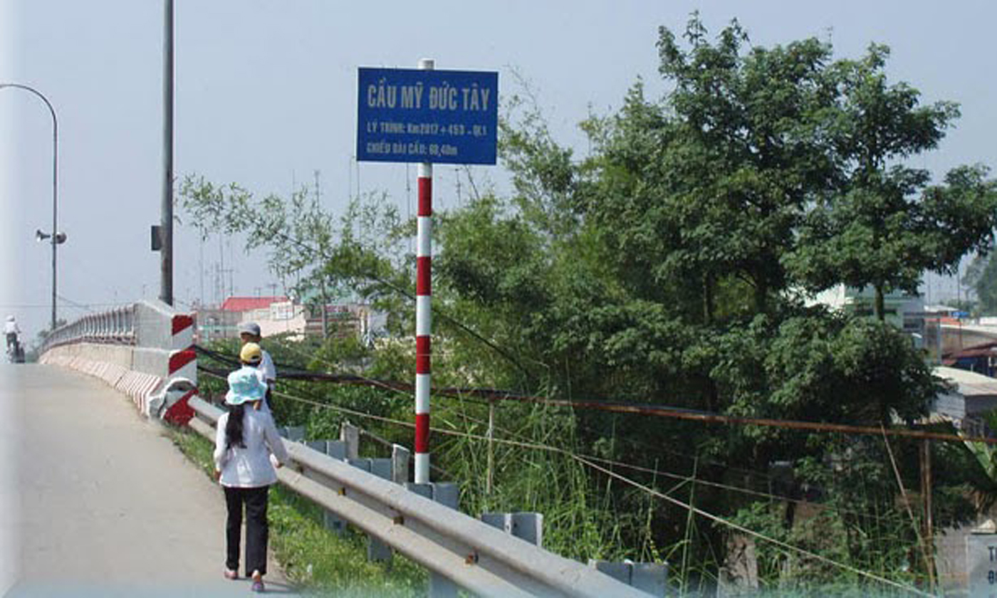 Cầu Mỹ Đức Tây. Ảnh: Internet