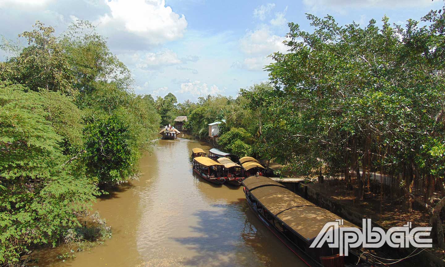 Một góc Làng cổ Đông Hòa Hiệp.