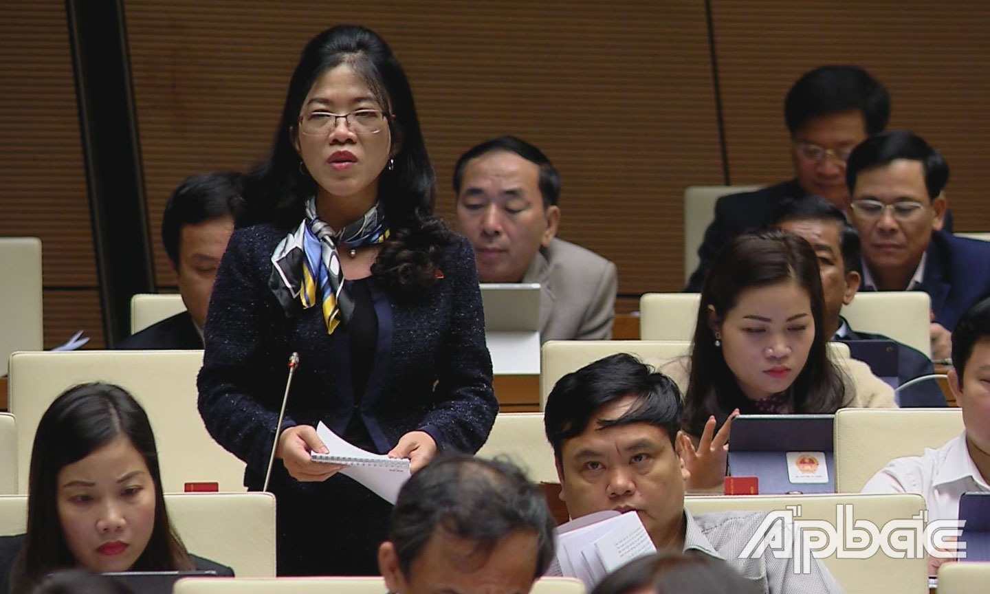 Đại biểu Nguyễn Kim Tuyến - Đoàn đại biểu Quốc hội tỉnh Tiền Giang.