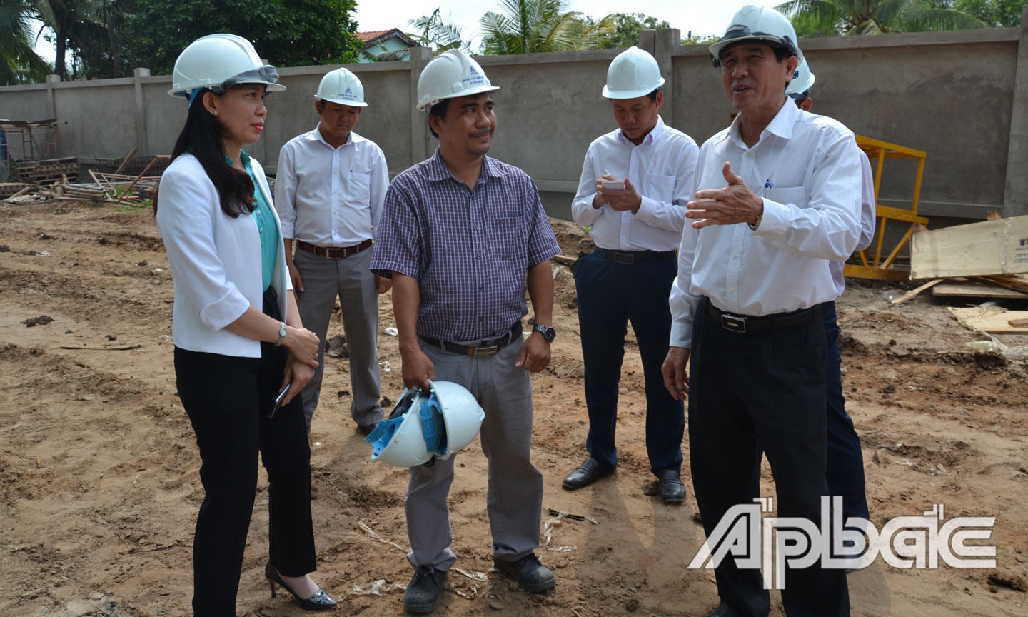 Lãnh đạo tỉnh thường xuyên kiểm tra, đôn đốc các công trình đầu tư công.