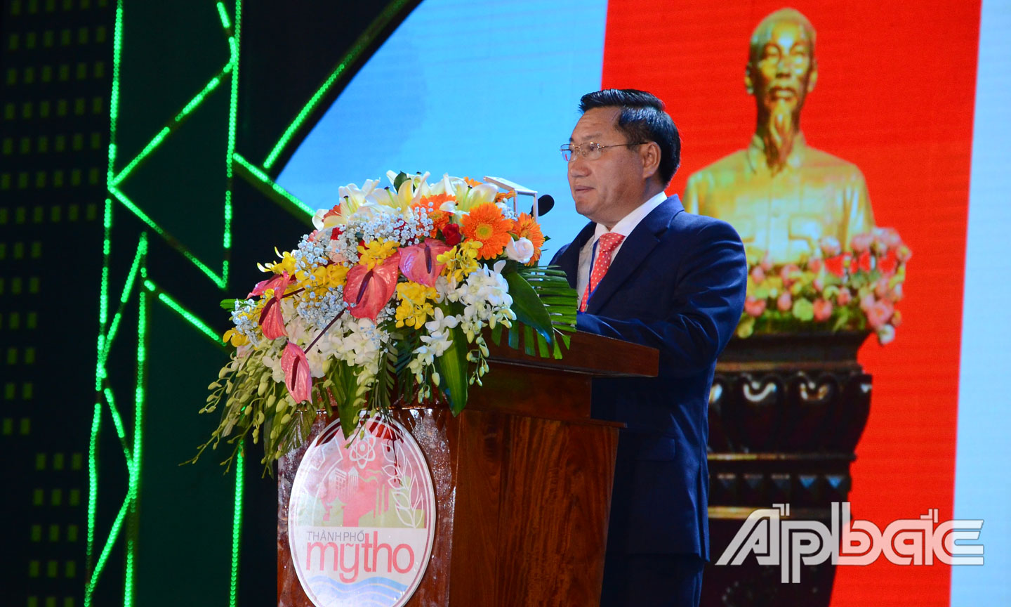 Đồng chí Đặng Thanh Liêm phát biểu tại Lễ kỷ niệm