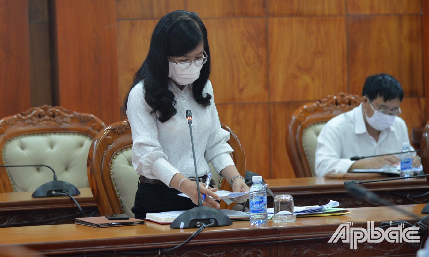 Đại biểu đóng góp ý kiến.