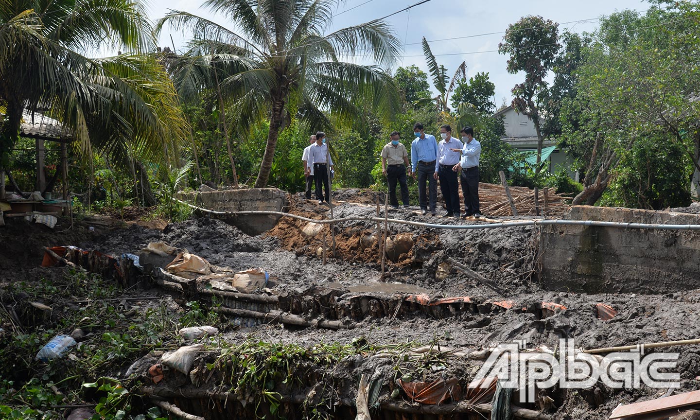 Cống Cái Sơn đã được thi công với hình thức cống tròn kiên cố.
