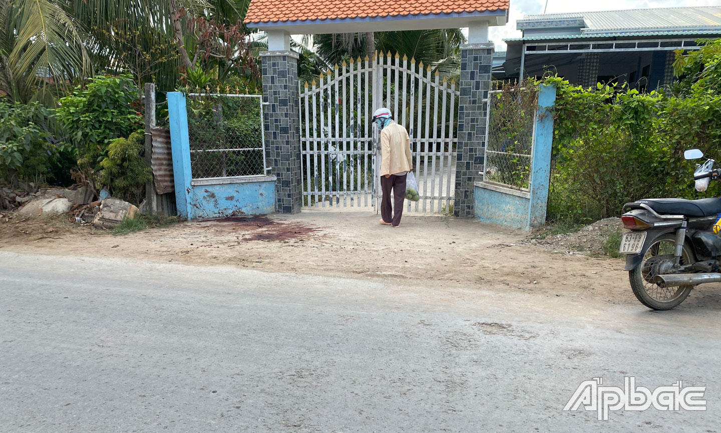 Hiện trường vụ án mạng.