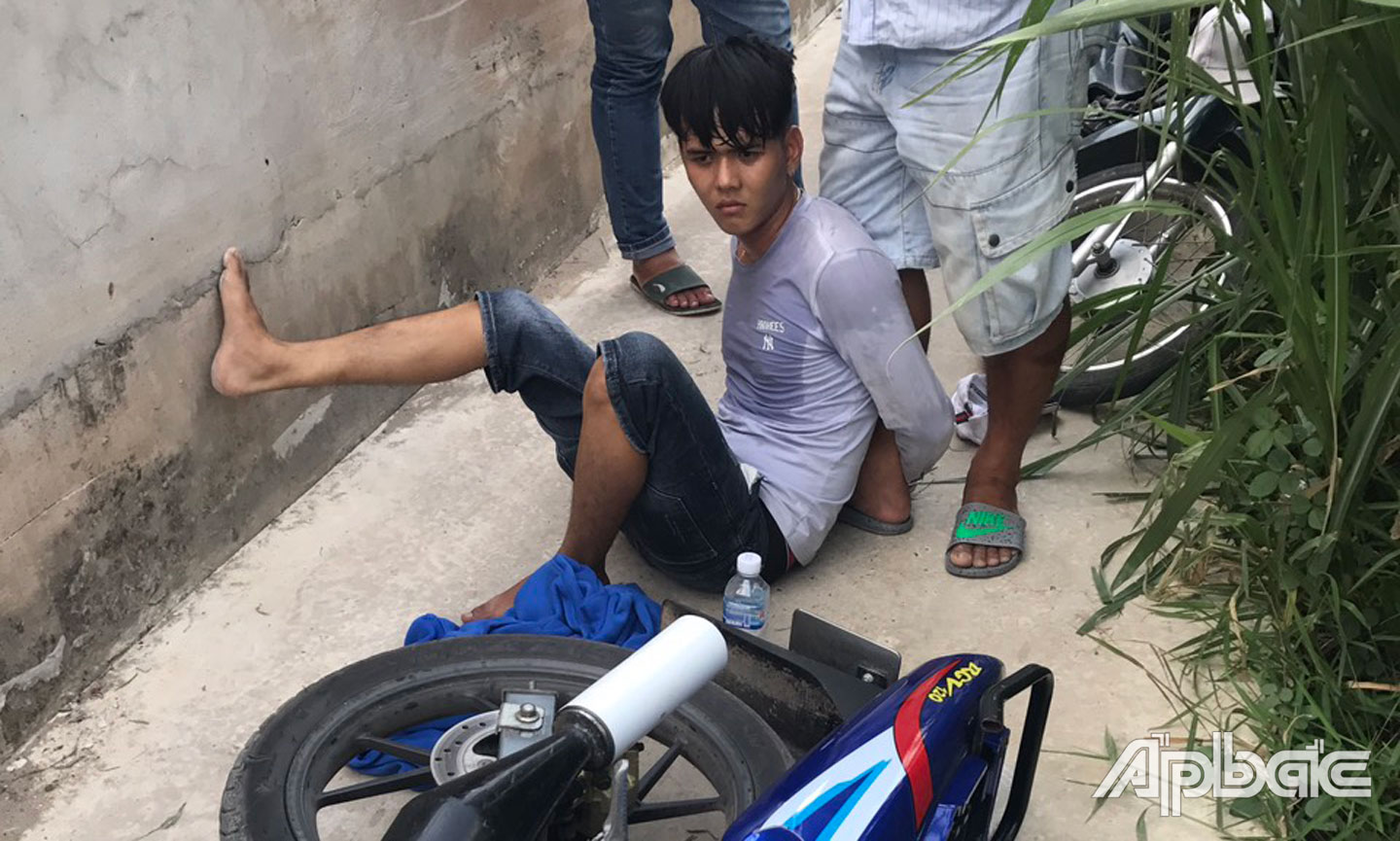 Phạm Quàng Vinh bị bắt giữ khi đang tàng trữ trái phép chất ma túy.