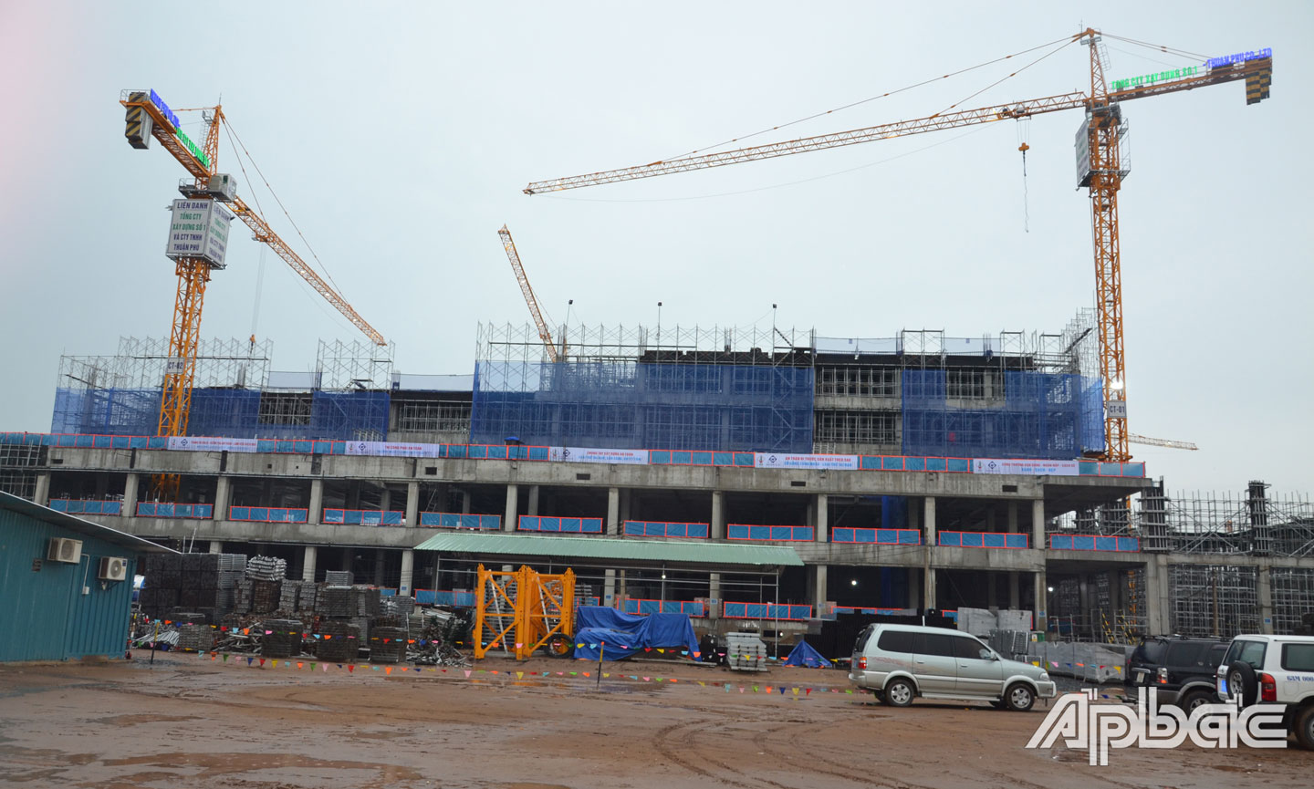 Dự án Bệnh viện Đa khoa tỉnh Tiền Giang vẫn đang đảm bảo tiến độ.