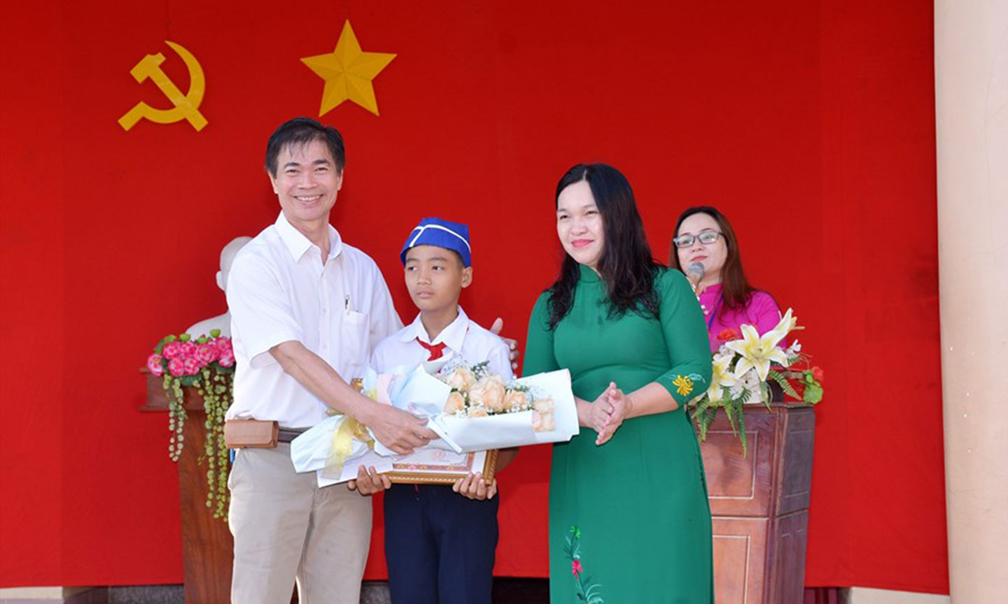 Phạm Trọng Đạt được biểu dương, khen thưởng. Ảnh Internet