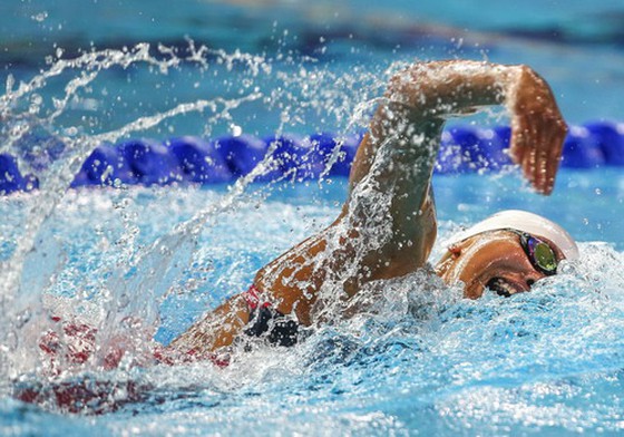 Ánh Viên đã có thể hài lòng khi phía sau mình có VĐV kế cận các cự ly bơi tự do nữ.